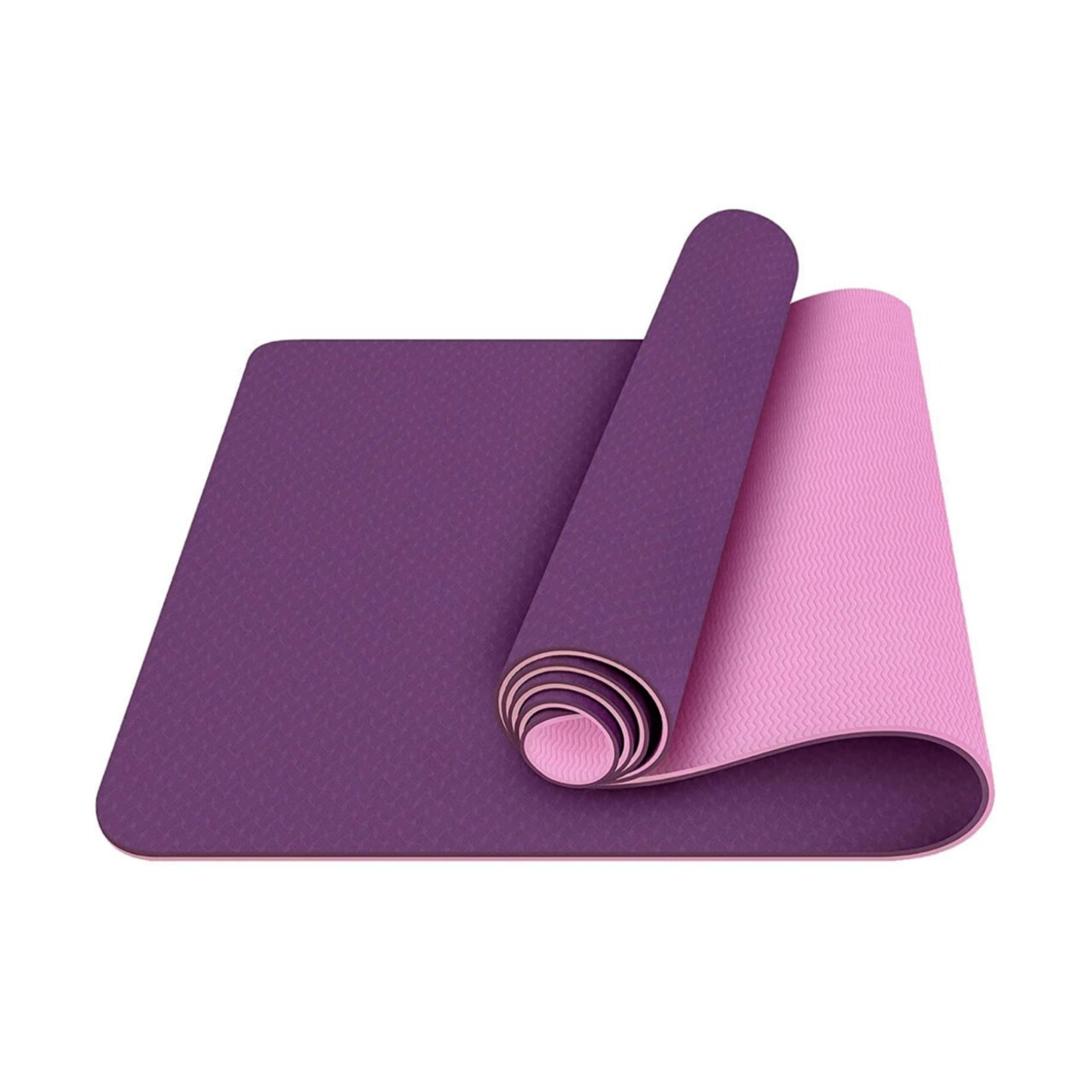 JupiterGear Eco Friendly Reversible Color Yoga Mat with Carrying Strap